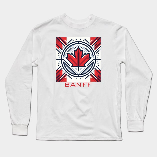 Banff BC Canada Long Sleeve T-Shirt by Heartsake